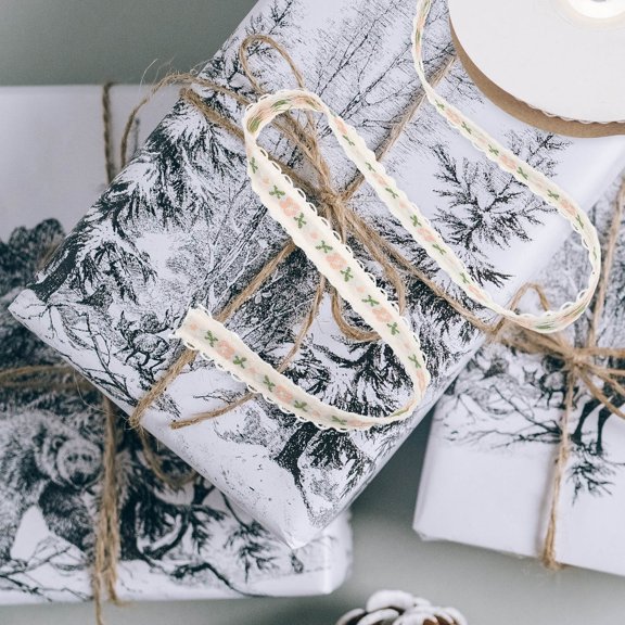 LOLIPPYY Ornament Ribbon For Flower Bouquet Modern Handmade Polyester 1 Roll