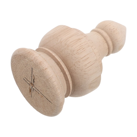 LOLIPPYY Vintage Style Ornamental Wooden Finial - 1 Piece Decorative Wooden Column Topper for Home and Garden Decoration