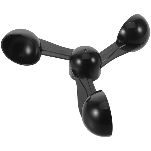 LOLIPPYY Outdoor Anemometer with 3 Cup Plastic Wind Sensor for Tower Crane Wind Speed Monitoring and Alarm