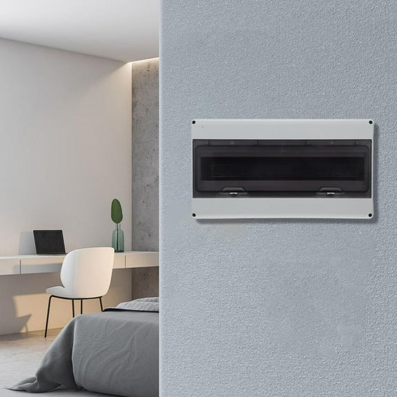 LOLIPPYY Outdoor Electrical Box Waterproof PC White High Power Distribution for Circuit Breakers 1Pack