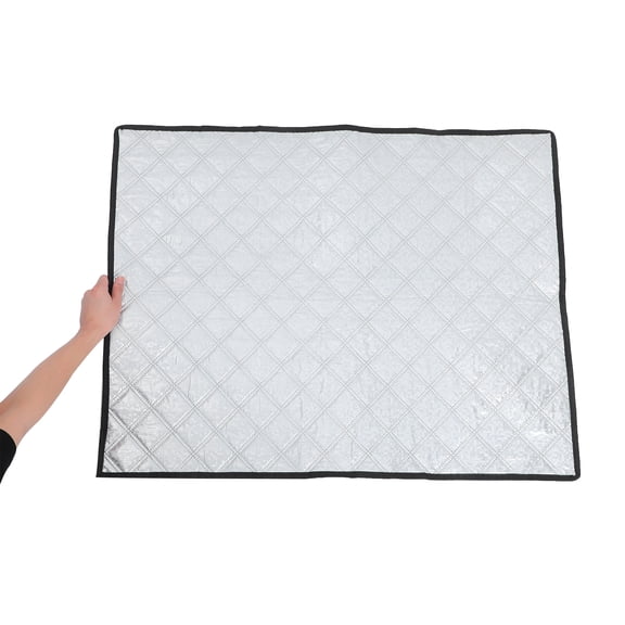 LOLIPPYY Outdoor Fridge Cover Water Resistant Plated Silver Aluminum Foil Insulation for Home Use