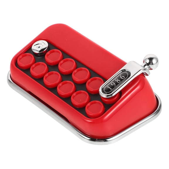 LOLIPPYY Outdoor Keyless Gate Lock with Red Mechanical Number Plate for Secure Parking Access Control