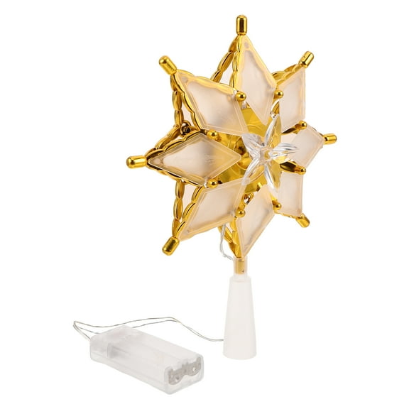 LOLIPPYY Outdoor Lighted Star Tree Topper with Easy Installation and Weather Resistant Material for Xmas Decor