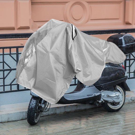 LOLIPPYY Waterproof Grey Motorcycle Head Cover Polyester for Automotive