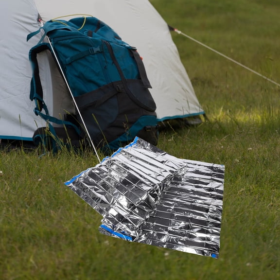 LOLIPPYY Outdoor Sleeping Bags Silver Aluminum Film Emergency Shelter 1Pack