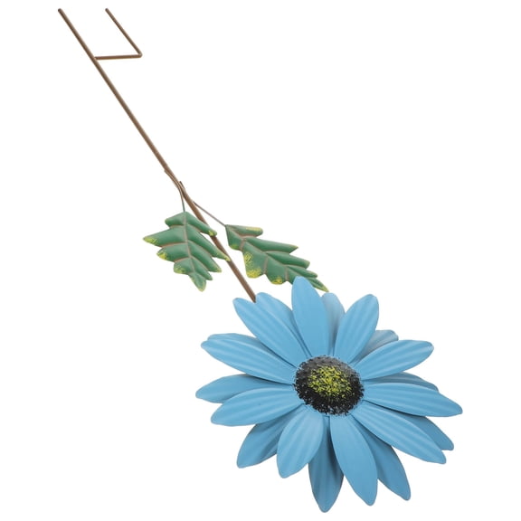 LOLIPPYY Outdoor Spring Garden Decor Metal Flowers Assorted Color Decorative Stakes for Lawn and Pathway