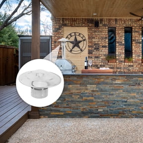LOLIPPYY Outdoor Stainless Steel Chimney Cover with for Roof Vent and Stove Pipe