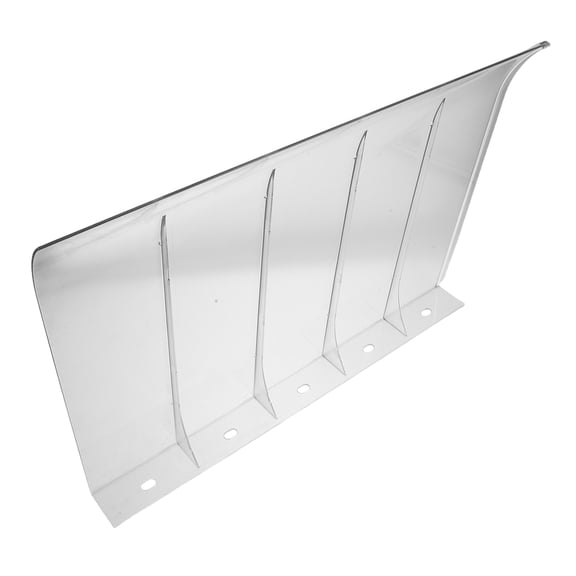 LOLIPPYY Outdoor Weatherproof Mailbox Cover Clear Plastic Rain Shield with Built in Roof Plate