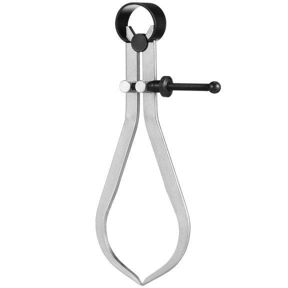 LOLIPPYY Outside Calipers for Woodturning Plated Silver Portable Measuring Tool for Lathe Use