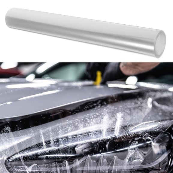 LOLIPPYY White PVC Car Sticker Film and Sunproof, and Easy to Remove for Vehicle