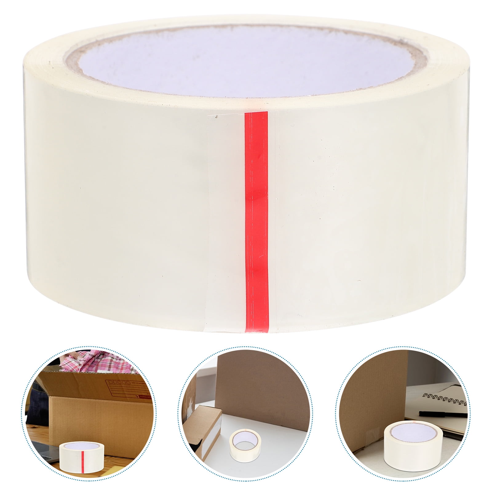 LOLIPPYY Packaging Tape 1 Roll for Moving Boxes Strong Stretch PVC ...
