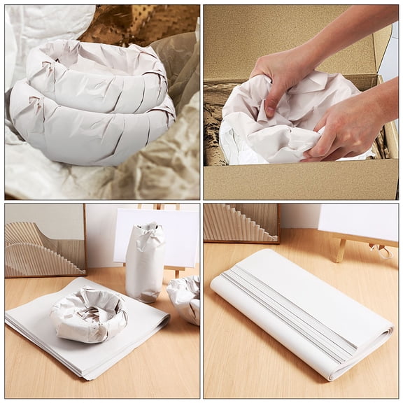LOLIPPYY Packing Paper for Moving Use White Newsprint Wrap Cushioning Plates and Picture Frames