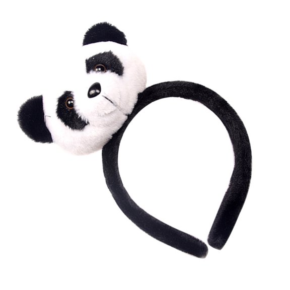 LOLIPPYY Holiday Headbands Panda Headband Black 1Pcs