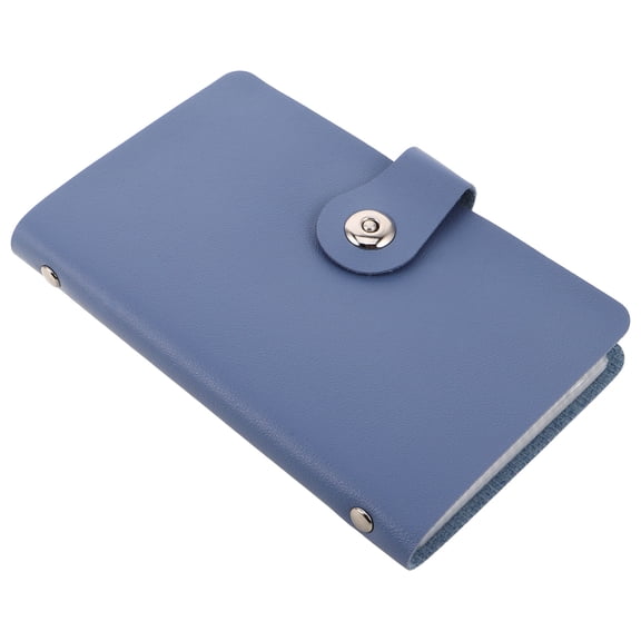 LOLIPPYY Paper Money Storage Book Blue with Protective Material for Bills