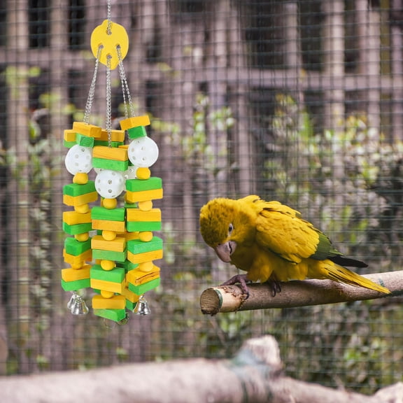 LOLIPPYY Parrot Shredding Toys Chew Toy Multi Plastic Hanging Rope 1Pcs Entertainment