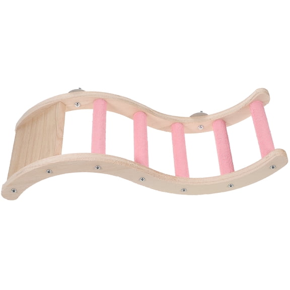 LOLIPPYY Parrot Toys Ladder Bridge Shape For Indoor Play 1Pack