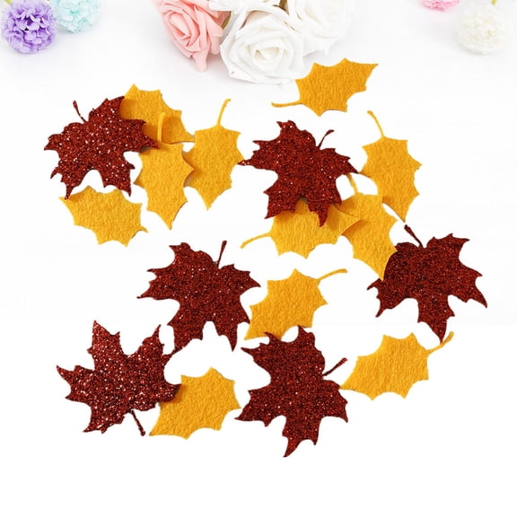 LOLIPPYY Party Confetti Leaf Design Made of Premium Nonwoven Material Assorted Color for Decorative Use