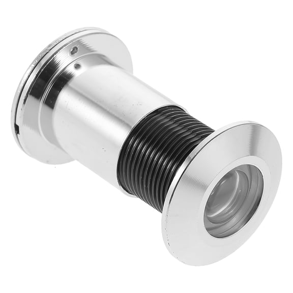 LOLIPPYY Peephole for House Door Door Viewer Silver Stainless Steel for Nighttime Surveillance 1Set