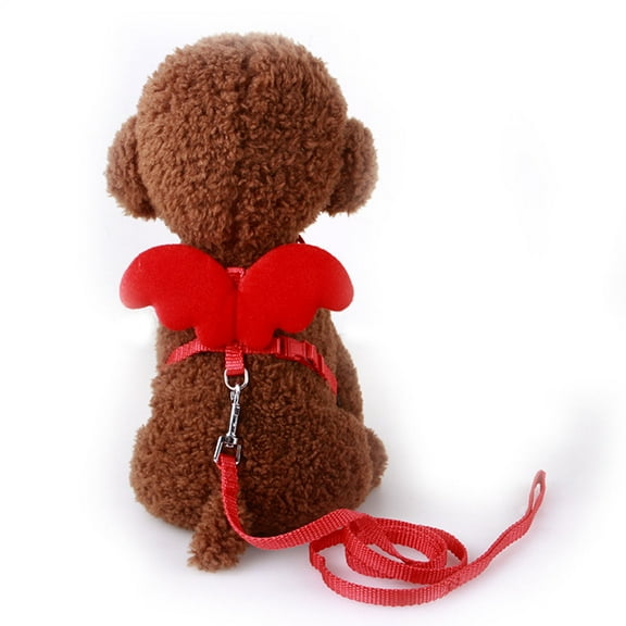 LOLIPPYY Pet Chest Strap with Angel Wings and Plastic Release Buckles for Comfortable Walks