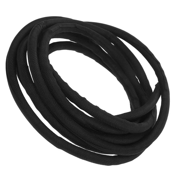 LOLIPPYY Pet Chewing Cord Cover Black Polyester Cable Organizer Sleeve for Home and Office