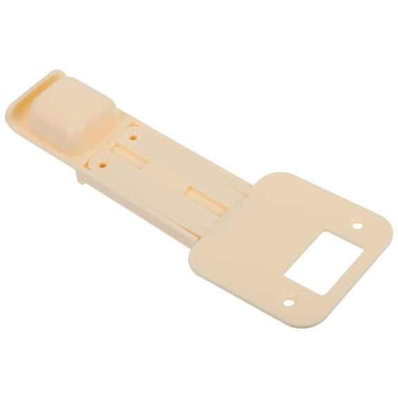 LOLIPPYY Pet Door Latch Holder Cat Door Blocker Beige ABS for Cat Owners in Home 1Pack