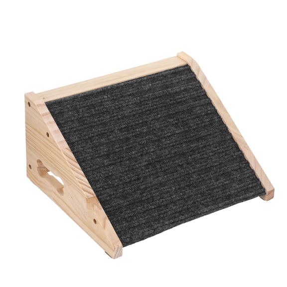 LOLIPPYY Pet Ramp for Furniture Wooden Dog Ramp Nonslip Stairs Indoor Use Khaki Sturdy for Medium Large Dogs