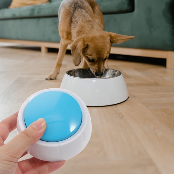 LOLIPPYY PP Pet Communication Button Sound Recorder for Pet Use Sky-Blue