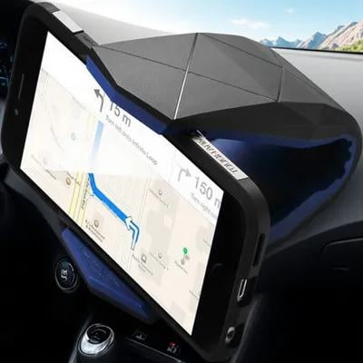 LOLIPPYY Phone Stand Holder Car Dashboard Accessories TPU Black Sleek Design 1Pack
