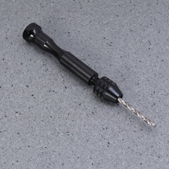 LOLIPPYY Pin Vise Hand Drill with Adjustable Multi-Size Chuck and Ergonomic Grip for on Wood, Plastic, Metal