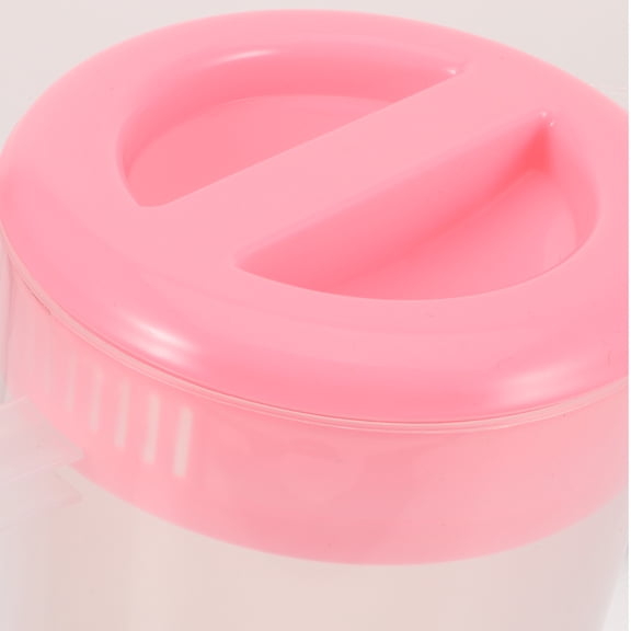 LOLIPPYY Pink Beverage Pitcher for Home Cold and Hot Resistant Plastic Material