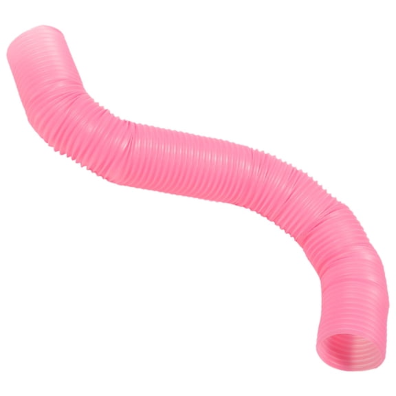 LOLIPPYY Pink Foldable Hamster Tube Tunnel for Cage Durable Plastic Pet Tunnel for Hamsters and Ferrets