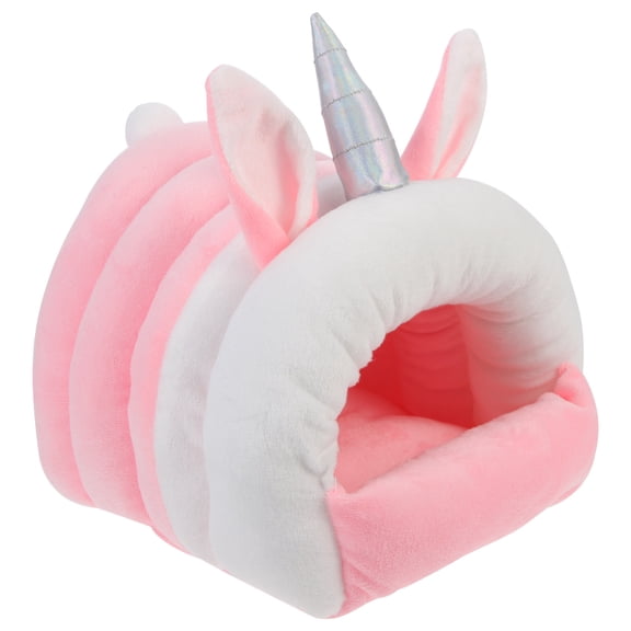 LOLIPPYY Comfortable Hamster Nest Pink Cotton Cloth 1Pcs for Hedgehog