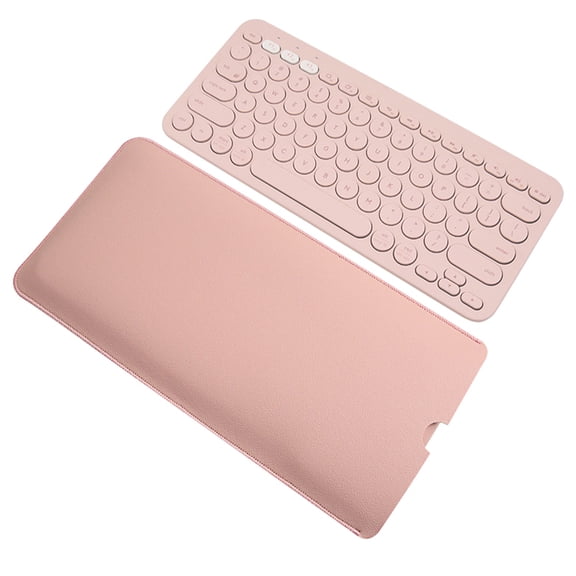 LOLIPPYY Pink PU Keyboard Case Lightweight Sleeve for Keyboard Protection and Portability