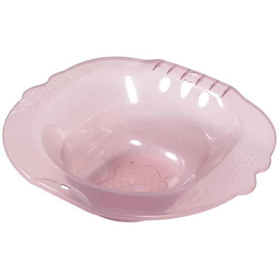 LOLIPPYY Pink Plastic Sitz Bath Basin for Postpartum Care and Home Use 13.5 x 10.5 x 4.5 Inches