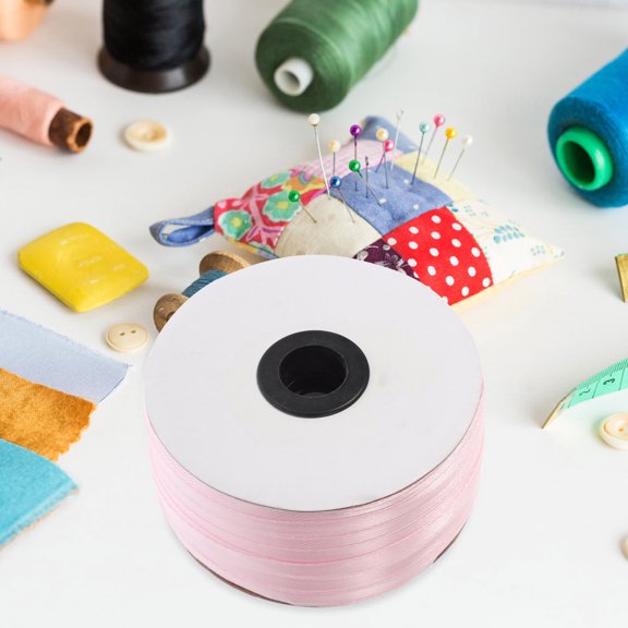 LOLIPPYY Pink Ribbon for Wrapping Easy Cut Ribbon for Decorative Present Bows