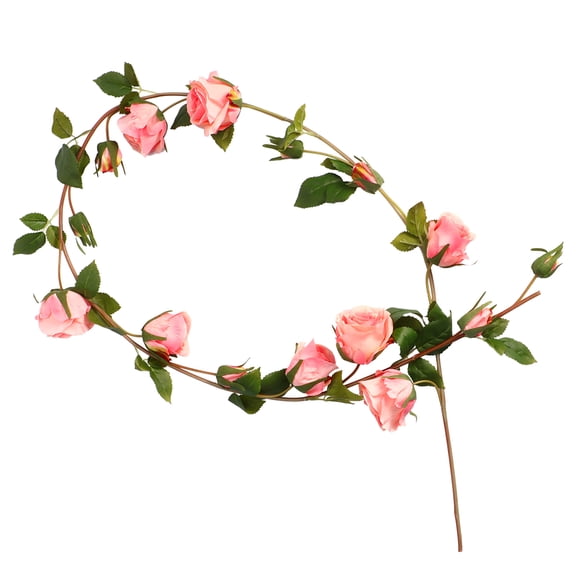 LOLIPPYY 90cm Rose Vine Artificial Hanging Flowers for Home Decor, Realistic Plastic Floral Garland, Indoor Outdoor Decoration