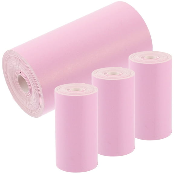 LOLIPPYY Pink Thermal Paper Rolls for Supermarket Use with Lint Free Material