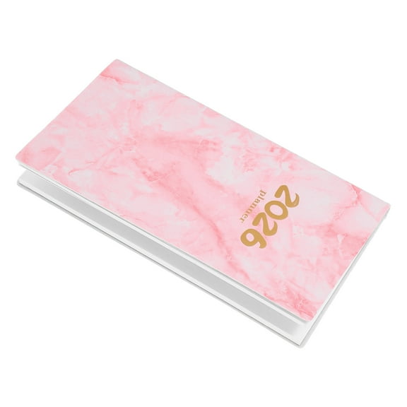 LOLIPPYY Planner Book Pink PU 1Set Time Management For 2026 Year-Round
