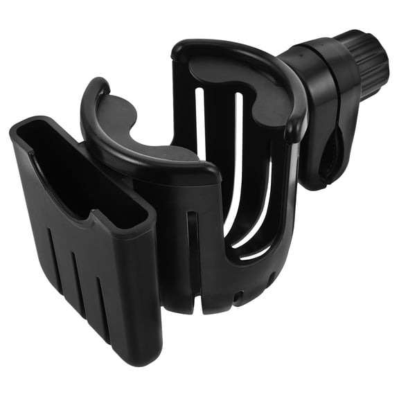 LOLIPPYY Adjustable Plastic Water Bottle Holder with Phone Mount and Cup Holder for Scooter and Bike