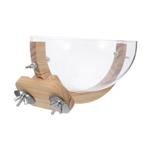 LOLIPPYY Plastic Bird Perch Nest for Parrots Space Capsule Style Easy to Clean Cage Accessory