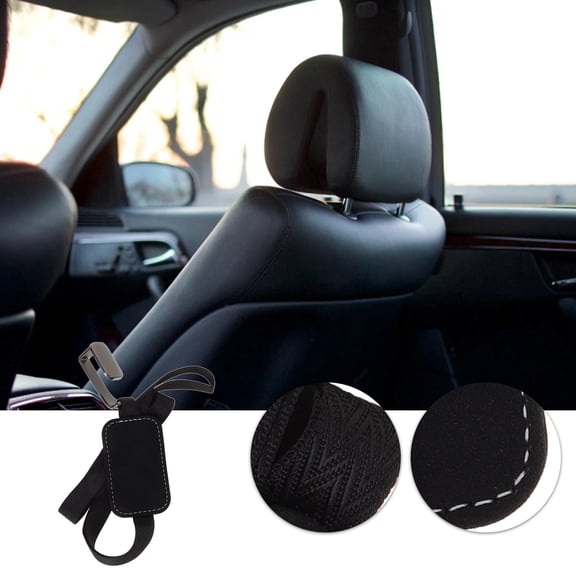 LOLIPPYY Plastic Car Headrest Hooks, Extended Design for Hanging Bags, Umbrellas, Accessories - Space-Saving Car Organizer