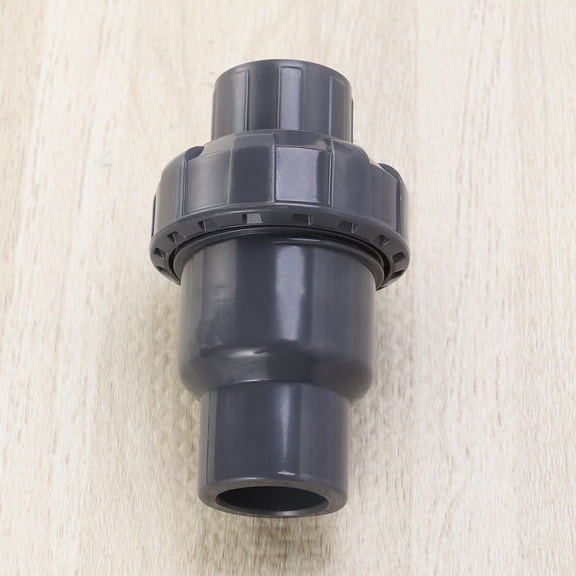 LOLIPPYY PVC Check Valve Dark Grey Float Valve Can Be Installed Vertically