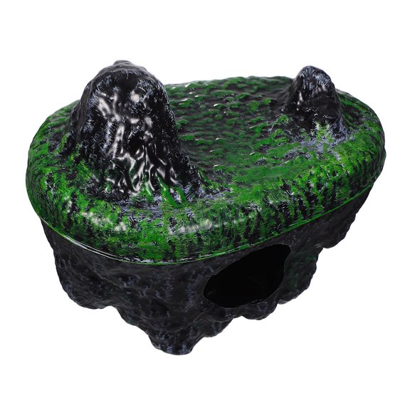 LOLIPPYY Plastic Floating Aquarium Mountain with Safe Betta Fish Hideaway Feature
