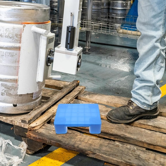 LOLIPPYY Plastic Grid Pallet for Warehouse Equipment with Blue ABS Material Easy Installation 1Set