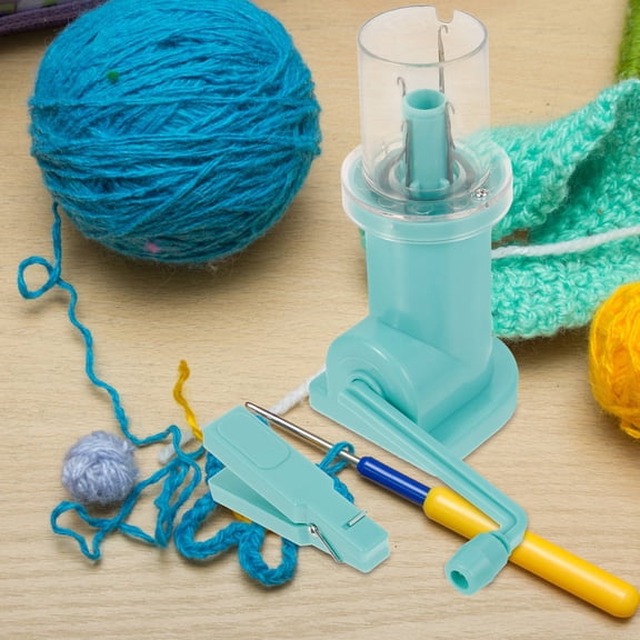 LOLIPPYY DIY Knitting Mill, Hand Operated, Durable Plastic, Assorted Colors, Easy Crafting