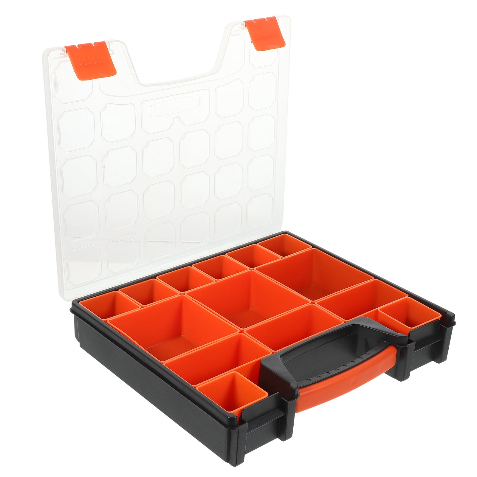 LOLIPPYY Plastic Hardware Organizer Box with Compartments for Screws ...