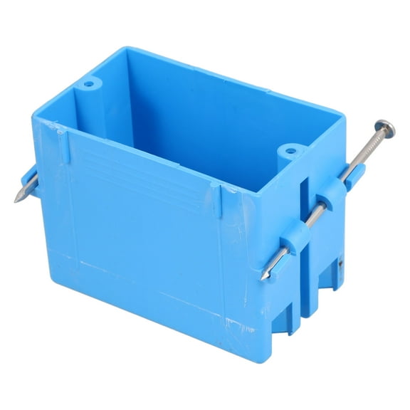 LOLIPPYY Plastic Junction Box Receptacle Outlet Box ABS Blue 1Set for DIY Enthusiasts