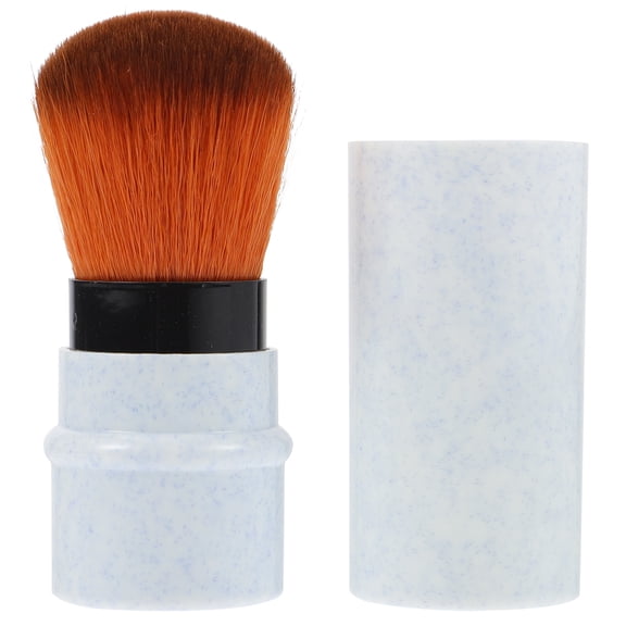 LOLIPPYY Plastic Makeup Brush Set for Home Use with Telescopic Blush and Foundation Brushes, 5 Piece