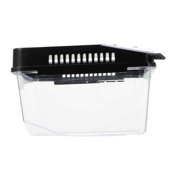 LOLIPPYY Plastic Reptile Breeding Box Lizard Feeding Box Practical Pet Feeding Box