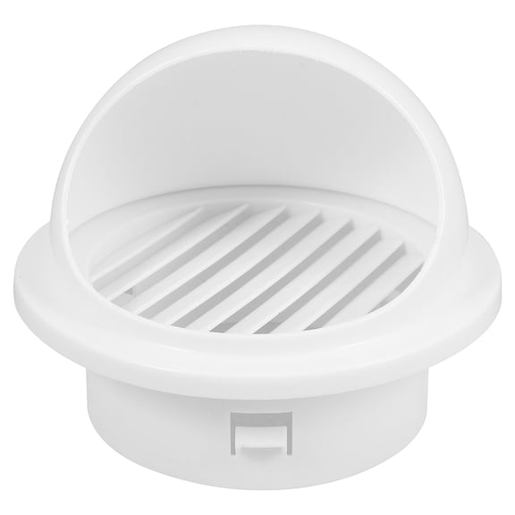 LOLIPPYY Plastic Round Ventilation Grill Screen Hood White Durable Outdoor Vent Cover